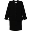 Saint Laurent Pre-Owned - Tailleur con gonna 1990-2000 - Donna - lana - Taglia unica - Nero