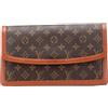 Louis Vuitton Pre-Owned - Clutch Pochette Dame GM con monogramma 1986 - unisex - tela - Taglia unica - Marrone