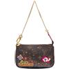 Louis Vuitton Pre-Owned - Borsa a mano Vivienne Christmas Roller Coaster mini con monogramma 2020 - Donna - tela - Taglia unica - Marrone