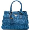 Prada Pre-Owned - Borsa a tracolla in tessuto Gaufre 2010-2025 - Donna - pelle di vitello/nylon - Taglia unica - Blu