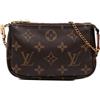 Louis Vuitton Pre-Owned - Borsa a mano mini Pochette Accessoires con monogramma 2020 - Donna - tela - Taglia unica - Marrone