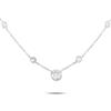LB Exclusive - Collana Station in oro bianco 18 carati con diamanti - Donna - diamanti/oro bianco 18kt - Taglia unica