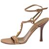 Valentino Garavani Pre-Owned - Sandali Ellis 100mm - Donna - pelle/pelle/gomma/pelle - 38 - Toni neutri
