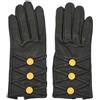 Hermès Pre-Owned - Guanti in pelle 1990-2000 - Donna - pelle/placcatura in oro - Taglia unica - Nero