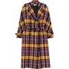 Valentino Garavani Pre-Owned - Cappotto in lana a quadri anni '80 - Donna - lana/cupro - L - Giallo