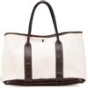 Hermès Pre-Owned - Borsa tote Garden Party 36 in tela Toile e pelle Negonda 2003 - unisex - pelle di vitello/tela - Taglia unica - Marrone