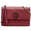 Gucci Pre-Owned - Borsa a tracolla Miss Bamboo media in pelle 2000-2015 - Donna - pelle di vitello - Taglia unica - Rosso