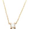 Cartier - Collana C de Cartier in oro rosa 18 carati con diamanti anni 2010 - Donna - oro rosa 18kt/diamanti - Taglia unica