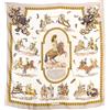Hermès Pre-Owned - Foulard Tournois et Carrousels in seta anni '60 - unisex - seta - Taglia unica - Grigio