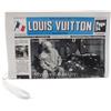 Louis Vuitton Pre-Owned - Clutch Everyday LV Newspaper anni 2010 - Uomo - pelle di vitello - Taglia unica - Bianco