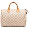 Louis Vuitton Pre-Owned - Borsa Speedy 30 Boston in tela Damier Azur 2012 - Donna - tela/pelle - Taglia unica - Bianco