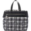 CHANEL Pre-Owned - Borsa a mano Coco Mark in tweed 2013-2014 - Donna - tessuto/pelle di vitello - Taglia unica - Nero