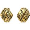 CHANEL Pre-Owned - Orecchini a clip con motivo inciso 1996 - Donna - placcatura in oro - Taglia unica