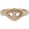 Cartier - Anello C Heart in oro rosa 18 carati con diamanti anni 2010 - Donna - oro rosa 18kt - Taglia unica