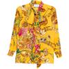 Gucci Pre-Owned - Camicia a fiori - Donna - seta - 38 - Giallo