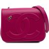 CHANEL Pre-Owned - Borsa a tracolla CC Mania in pelle di agnello con battente 2019 - Donna - pelle di agnello - Taglia unica - Rosa