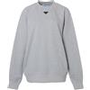 Prada Pre-Owned - Felpa con logo 2024 - unisex - cotone/cotone - Taglia unica - Grigio