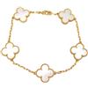 Van Cleef & Arpels - Bracciale Alhambra Bless 5 in oro rosa 18kt anni 2010 - Donna - oro rosa 18kt/madreperla - Taglia unica