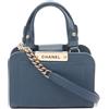 CHANEL Pre-Owned - Borsa tote Click two-way 2016-2017 - Donna - pelle di vitello - Taglia unica - Blu