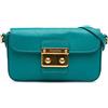Miu Miu Pre-Owned - Borsa a tracolla Madras in pelle di capra 2010-2025 - Donna - pelle di capra - Taglia unica - Blu