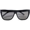 Saint Laurent Pre-Owned - Occhiali da sole squadrati - Donna - acetato - Taglia unica - Nero
