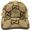 Gucci Pre-Owned - Cappello da baseball Jumbo GG anni 2020 - Donna - pelle - Taglia unica - Toni neutri