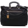 Prada Pre-Owned - Borsa a tracolla in tessuto con finiture Saffiano 2000-2025 - Donna - nylon/pelle - Taglia unica - Nero