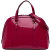 Gucci Pre-Owned - Borsa a tracolla Microguccissima Nice Dome media con finitura lucida 2016-2025 - Donna - pelle lucida - Taglia unica - Rosa