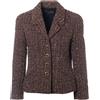 CHANEL Pre-Owned - Blazer in tweed - Donna - lana/seta - Taglia unica - Marrone