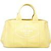 Prada Pre-Owned - Borsa tote Canapa grande 2015-2020 - Donna - tela/pelle - Taglia unica - Giallo