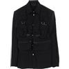 Prada Pre-Owned - Giacca-camicia monopetto anni 2020 - Uomo - cotone - 44 - Nero