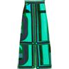 PUCCI Pre-Owned - Gonna midi con stampa anni '60 - Donna - cotone/acetato - 8 - Verde