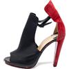 Christian Louboutin Pre-Owned - Stivali con dettaglio cut-out 130mm - Donna - pelle/pelle scamosciata/pelle/pelle/gomma - 40 - Nero