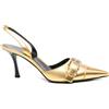 Givenchy Pre-Owned - Pumps Voyou con cinturino posteriore 75mm - Donna - montone/pelle di vitello/pelle di vitello - 41 - Oro