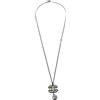CHANEL Pre-Owned - Collana a catena 2013 - Donna - placcatura in argento/acrilico - Taglia unica