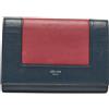 Celine Pre-Owned - Portafoglio tri-fold in pelle - Donna - pelle - Taglia unica - Blu
