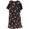 Louis Vuitton Pre-Owned - Abito corto a fiori anni 2020 - Donna - cotone - XL - Nero