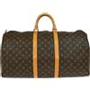 Louis Vuitton Pre-Owned - Borsone Keepall 55 1996 - unisex - PVC/pelle - Taglia unica - Marrone