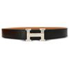 Hermès Pre-Owned - Cintura Constance reversibile 2004 - Donna - pelle di vitello - Taglia unica - Nero
