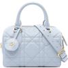 Christian Dior Pre-Owned - Borsa a mano Groove 20 in pelle trapuntata anni 2010 - Donna - pelle di vitello - Taglia unica - Blu