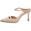 Malone Souliers - Pumps con cinturino 80mm Pre-owned - Donna - pelle di vitello/pelle di vitello/pelle - 40 - Toni neutri