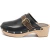 Louis Vuitton Pre-Owned - Mules in pelle con monogramma - Donna - pelle di vitello/pelle di vitello/tela/gomma - 38 - Nero