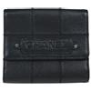 CHANEL Pre-Owned - Portafoglio Choco Bar in pelle 2006 - Donna - pelle caviar - Taglia unica - Nero