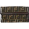Fendi Pre-Owned - Portafoglio Zucca in pelle 1990-2000 - unisex - pelle/tela - Taglia unica - Marrone