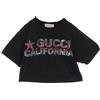 Gucci Pre-Owned - T-shirt crop anni 2010 - Donna - cotone - XS - Nero