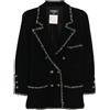 CHANEL Pre-Owned - Giacca doppiopetto 1994 - Donna - lana/Silk - 36 - Nero