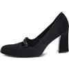 Prada Pre-Owned - Mary Janes 95mm - Donna - gomma/pelle di vitello/tessuto - 40.5 - Nero