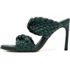 Bottega Veneta Pre-Owned - Sandali Curve 100mm - Donna - pelle/pelle/pelle/gomma - 40.5 - Verde