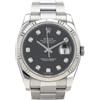Rolex - Datejust 36mm 2016 - unisex - acciaio inossidabile/oro bianco 18kt/vetro zaffiro - Taglia unica - Nero