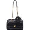 CHANEL Pre-Owned - Borsa a spalla matelassé grande con catena 2021 - Donna - nylon - Taglia unica - Nero